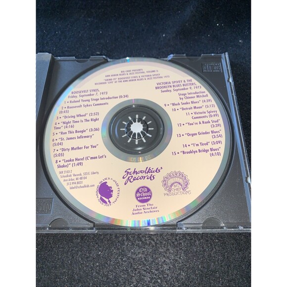 HTF Ann Arbor Blues & Jazz Festival 1973 Vol.3 (CD) 'Grind It!' Roosevelt Sykes - Picture 6 of 10